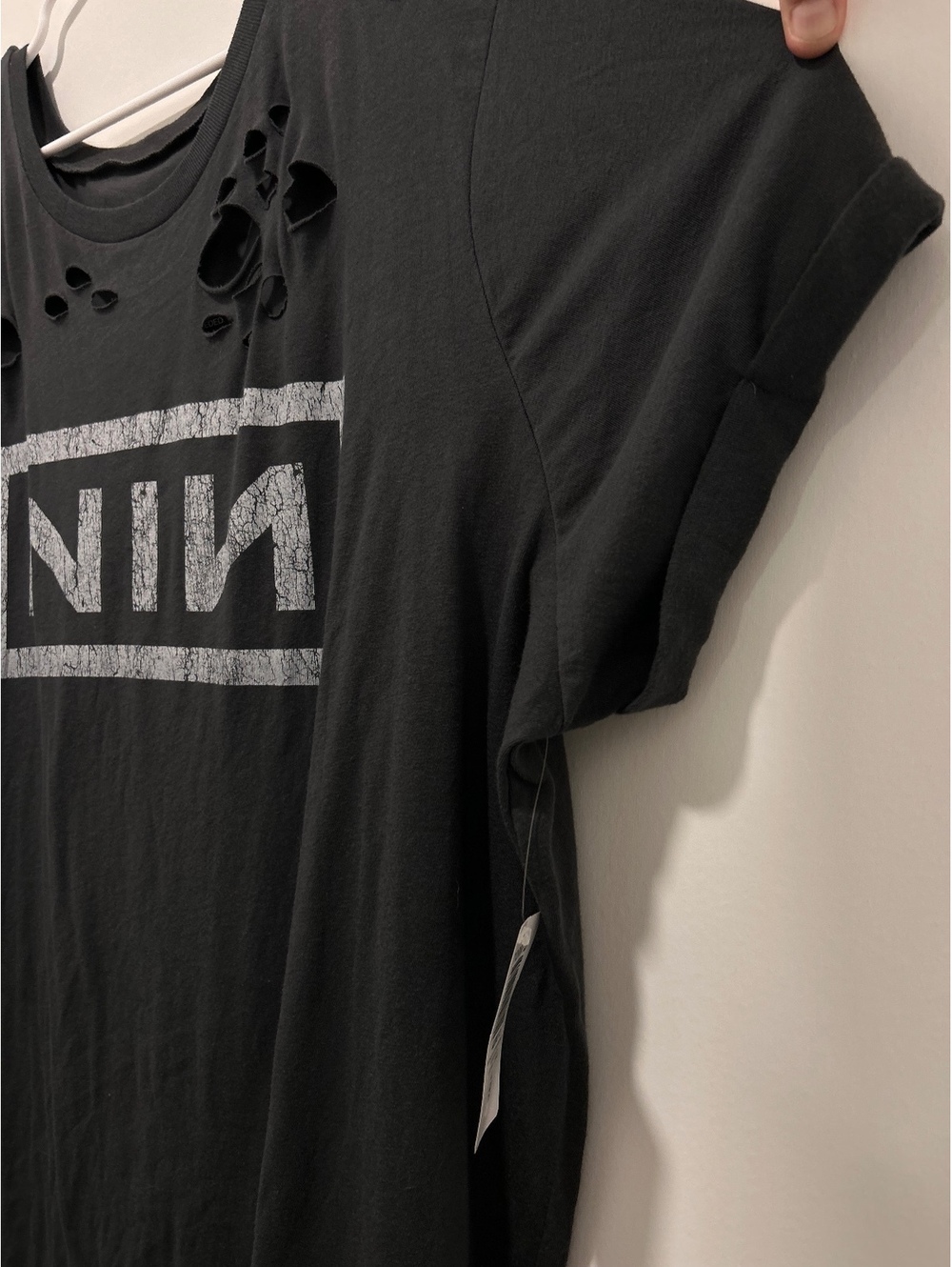 Torrid Vintage Black Nine Inch Nails Band Tee Size 4X - Picture 5 of 9